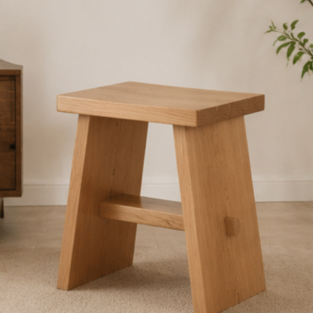 Minimalist Solid Wood Stool