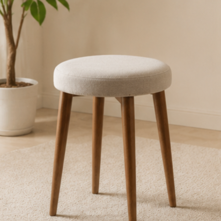Modern Fabric Stool